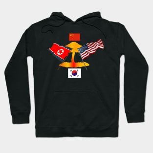 US Vs North Korea w China - S Korea Hoodie